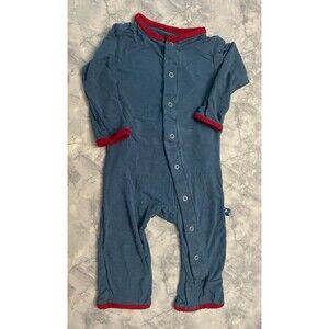 Kickee Pants Bamboo Ski Skiing Baby Boy Footless Sleeper Outfit, Size 3-6 months